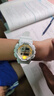 卡西欧（CASIO）手表男学生手表礼物黑金g-shock系列防水运动日韩石英表 GAX-100A-7A白武士 实拍图