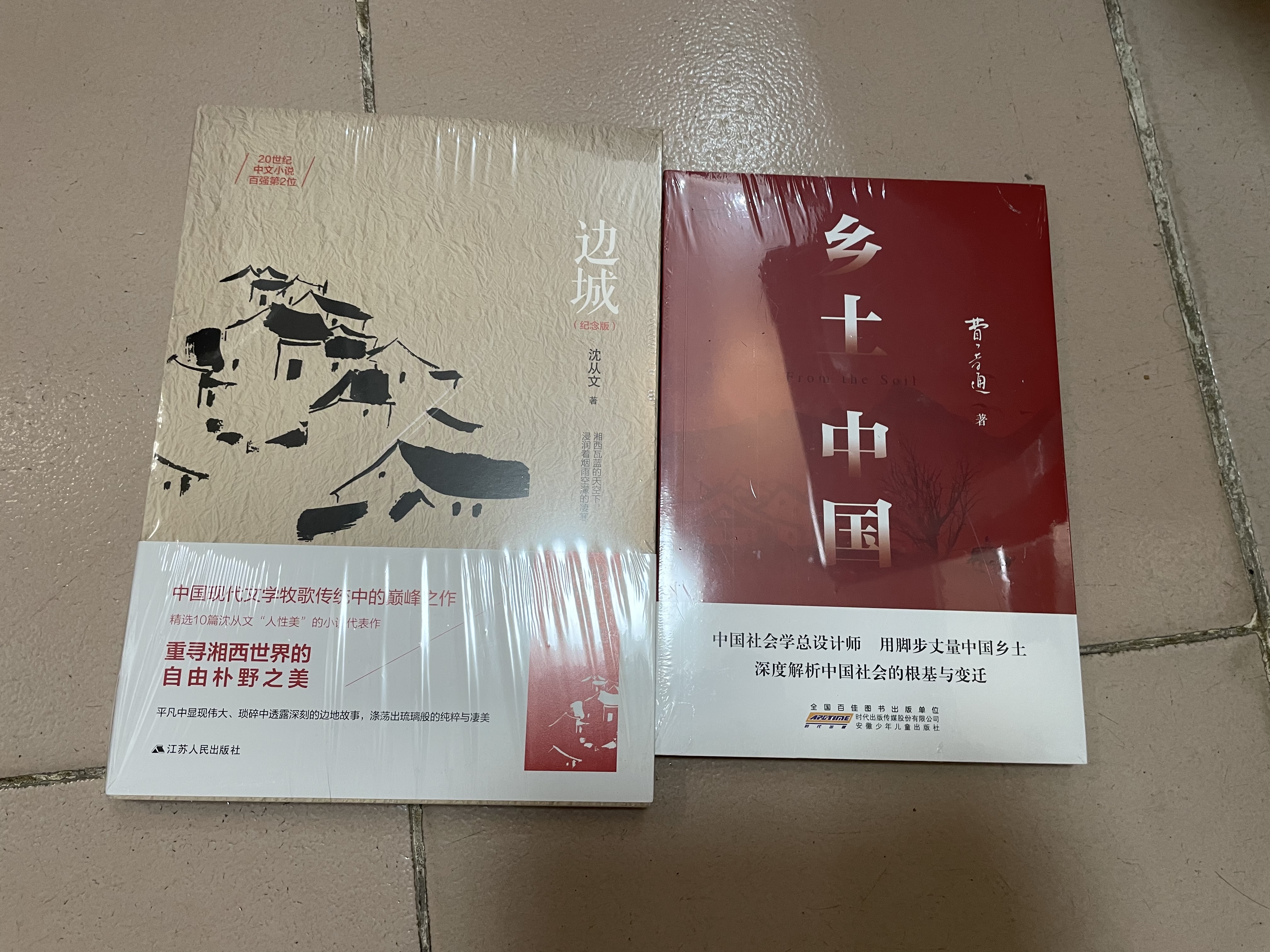 边城 纪念版 沈从文诞辰120周年 小说代表作 实拍图