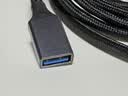 绿联USB3.0延长线 公对母数据连接线 高速传输适用U盘打印机分线器扩展加长转接线铝壳编织5米 25285 实拍图