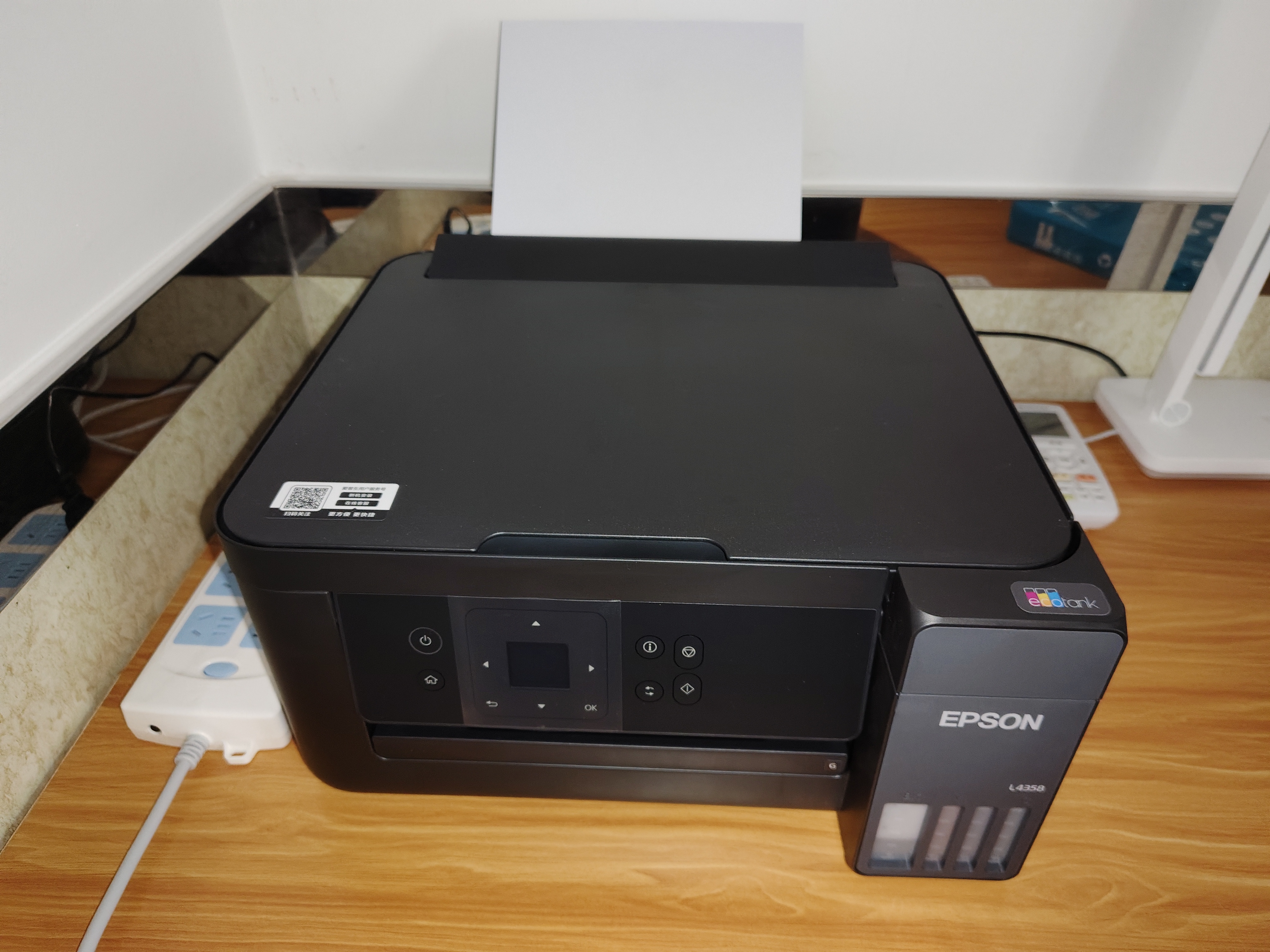 爱普生（EPSON）【6代新品】L4358墨仓式彩色无线AI学习打印机一体机家用办公L4266 L4268升级自动双面液晶屏 黑 实拍图