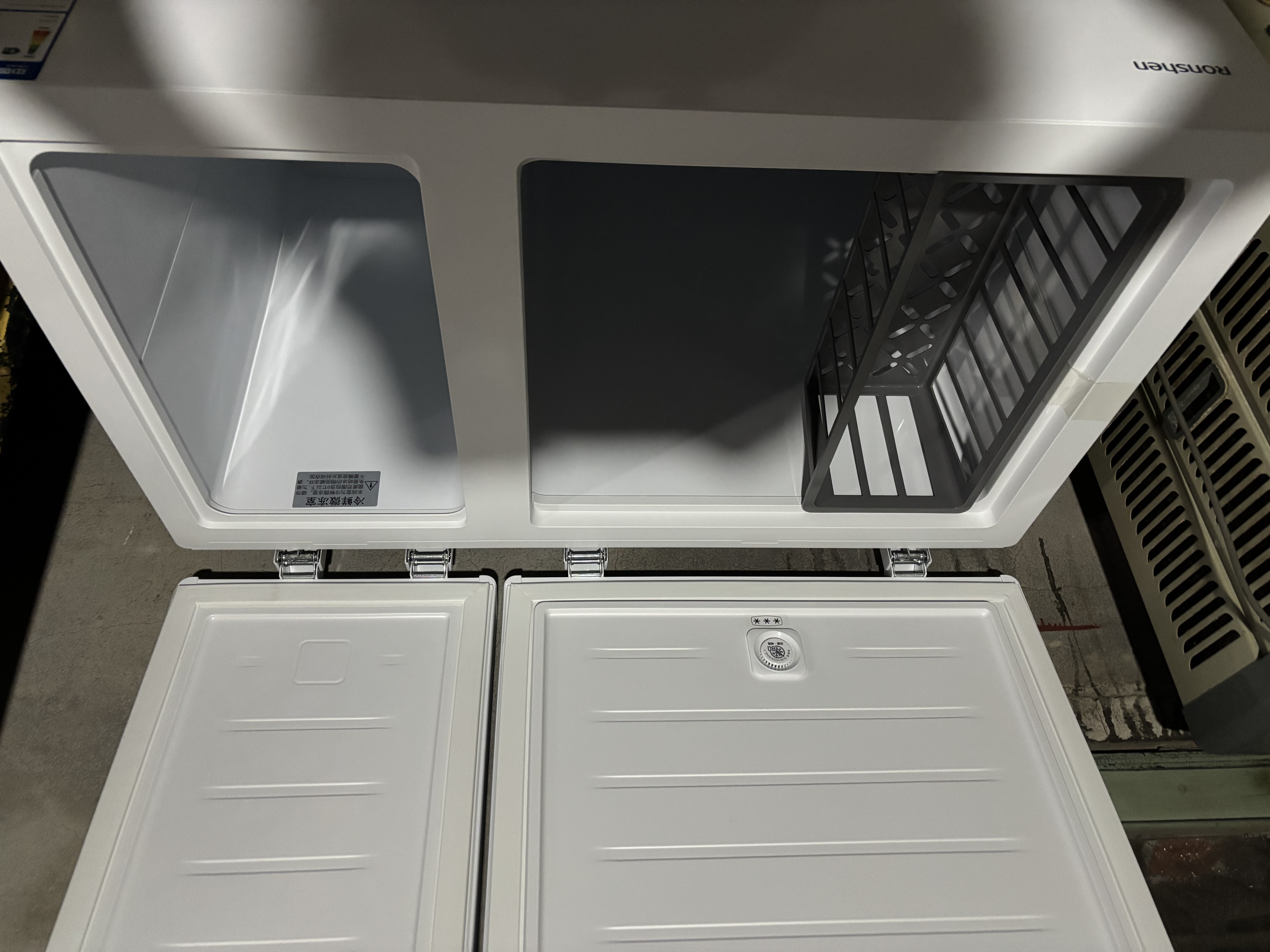 容声218L双温冰柜小型家用冷柜变频新一级能效冷藏冷冻两用PCM内胆减霜电冰箱BCD-218E10KNLAD国家补贴 实拍图