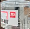 得力（deli）【超级爆款】24只32mm黑色长尾夹票夹 金属燕尾夹票据文件夹子办公 24只/筒 中号8563 实拍图
