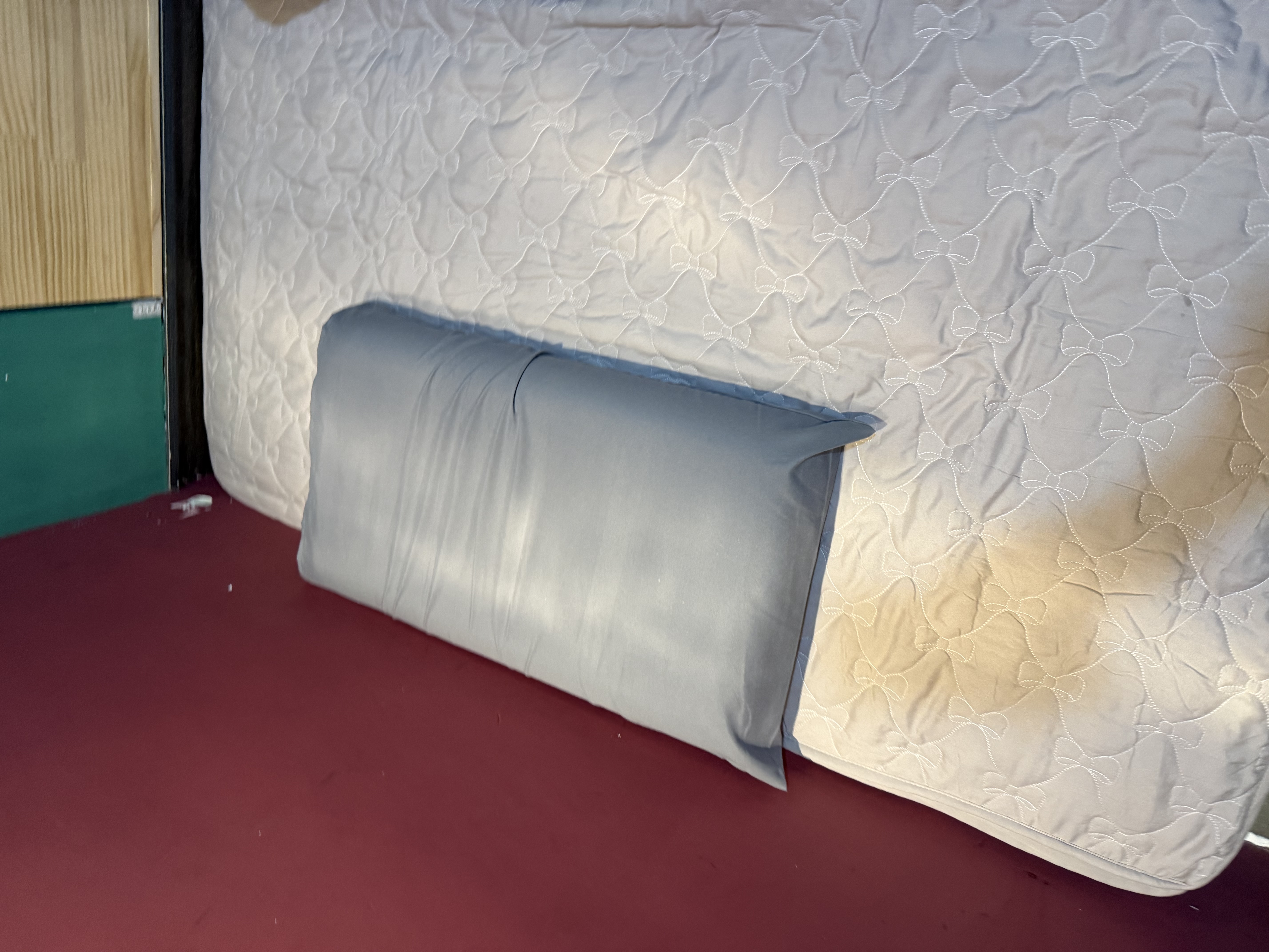 京东京造悦柔枕套 A类一等品120g加厚耐用枕头套 48x74cm 一对装 岩石灰 实拍图