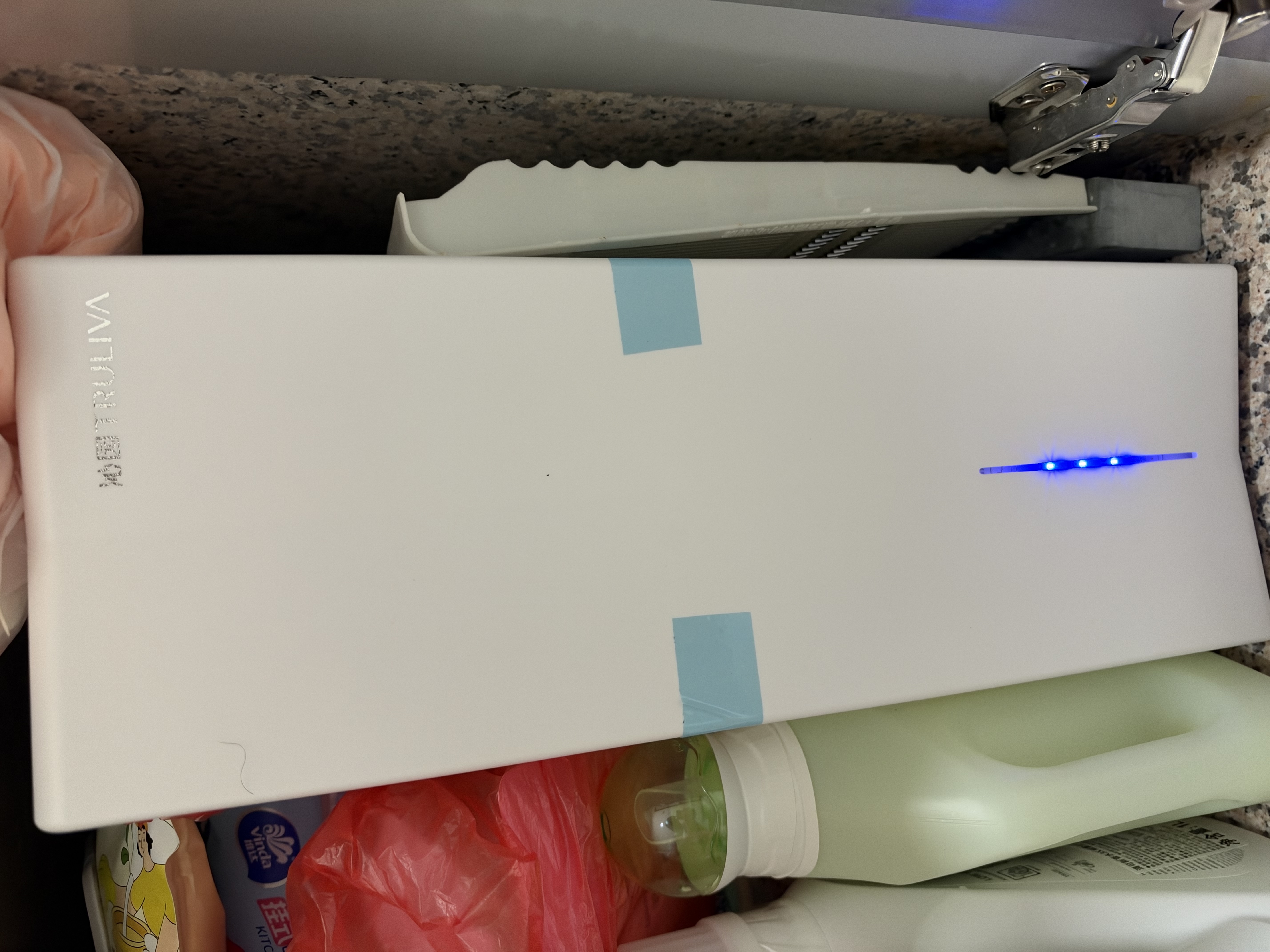 沁园家用双子芯5.0净水器1200G【1400G初始流速体验】 8年RO过滤器厨房台下式直饮机水一体机UR-S61276 实拍图