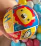 费雪（Fisher-Price）儿童玩具球 拍拍球 认知启蒙 PVC安全材质 10cm狮子彩印球 实拍图