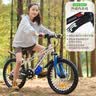 永久（FOREVER）儿童自行车变速山地车中小学生男女6-15岁赛车青少年 蓝白色 22寸 实拍图