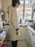 光多拉围裙长袖罩衣厨房家用高级带袖防水防油男女士专用工作服棉麻围裙 实拍图