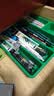 宜家（IKEA）SMACKER斯马克餐具盘现代北欧分隔餐具收纳小盒子灰色 亮绿色餐具盘31x26cm 实拍图