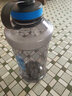 希乐超大容量太空杯tritan材质塑料水杯便携大号水壶户外健身运动水杯 灰色【双饮口】1000ml 实拍图