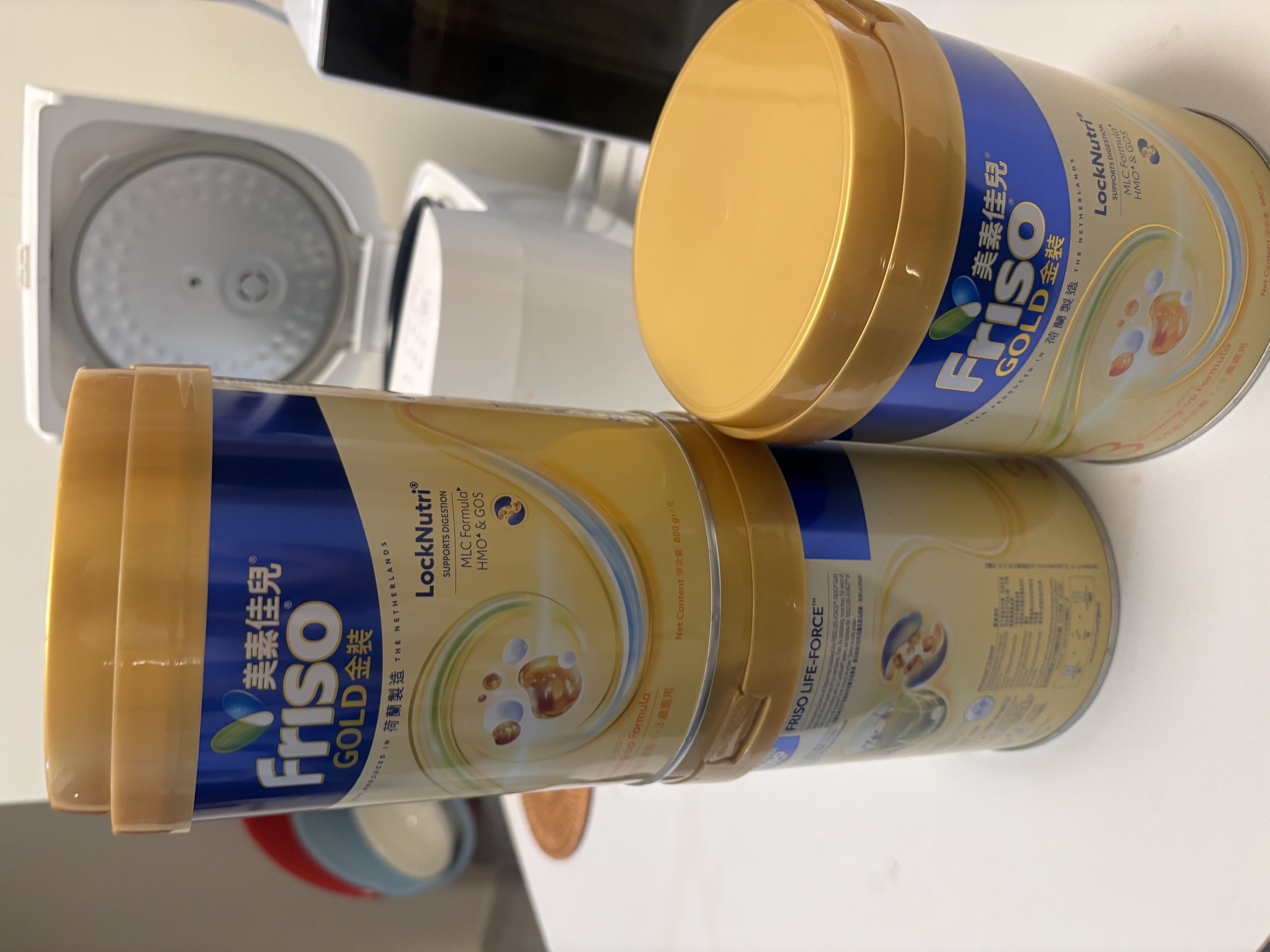 Friso美素佳儿港版金装幼儿配方奶粉3段800g*3罐（1岁+）6HMO易消化 实拍图
