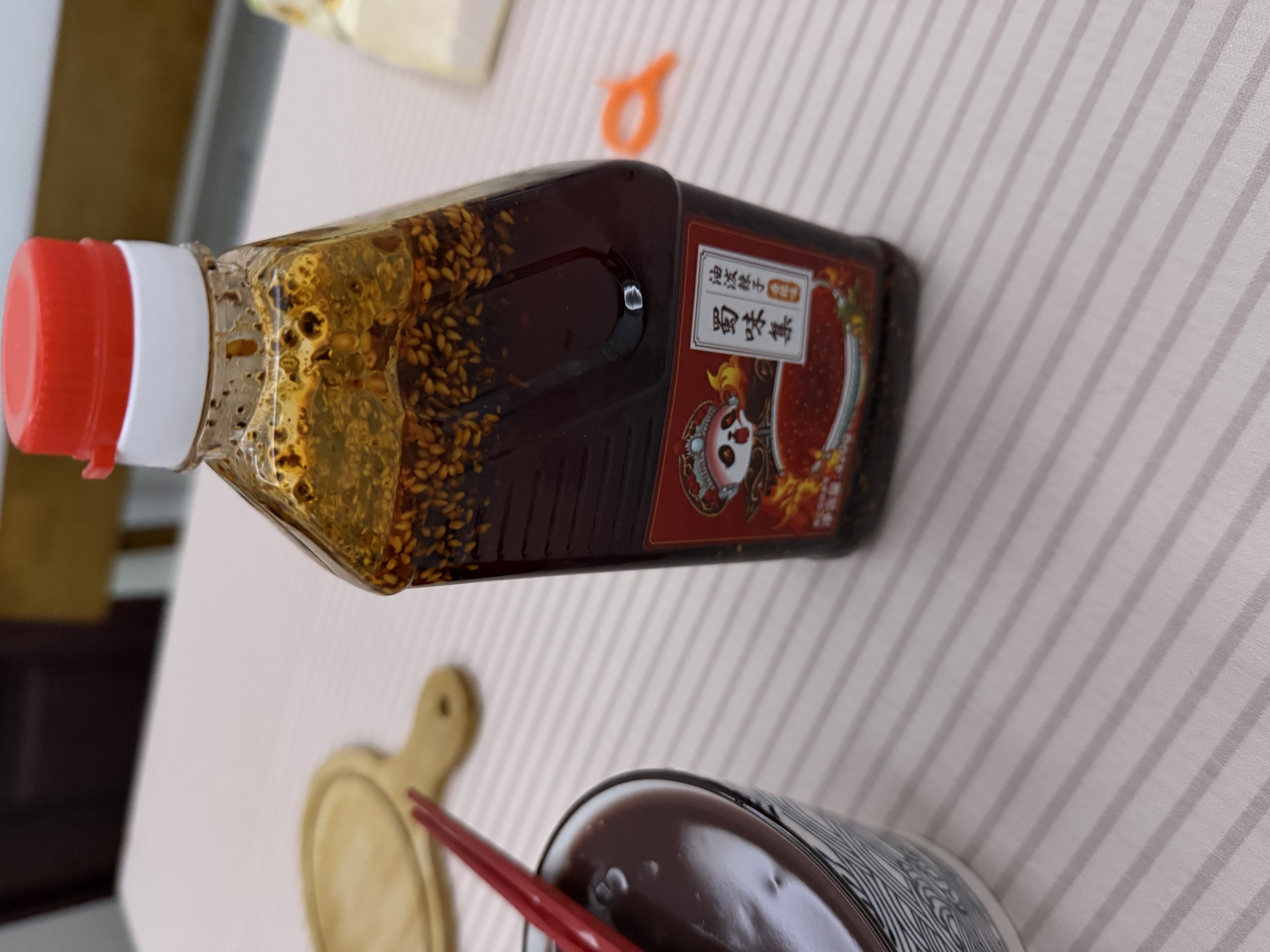 蜀味集 油泼辣子420g香辣味 四川正宗辣椒油 红油凉拌菜辣椒酱调味料 实拍图