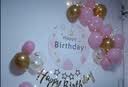 演绎 生日场景布置女孩生日装饰气球儿童生日快乐派对背景墙氛围布置 实拍图