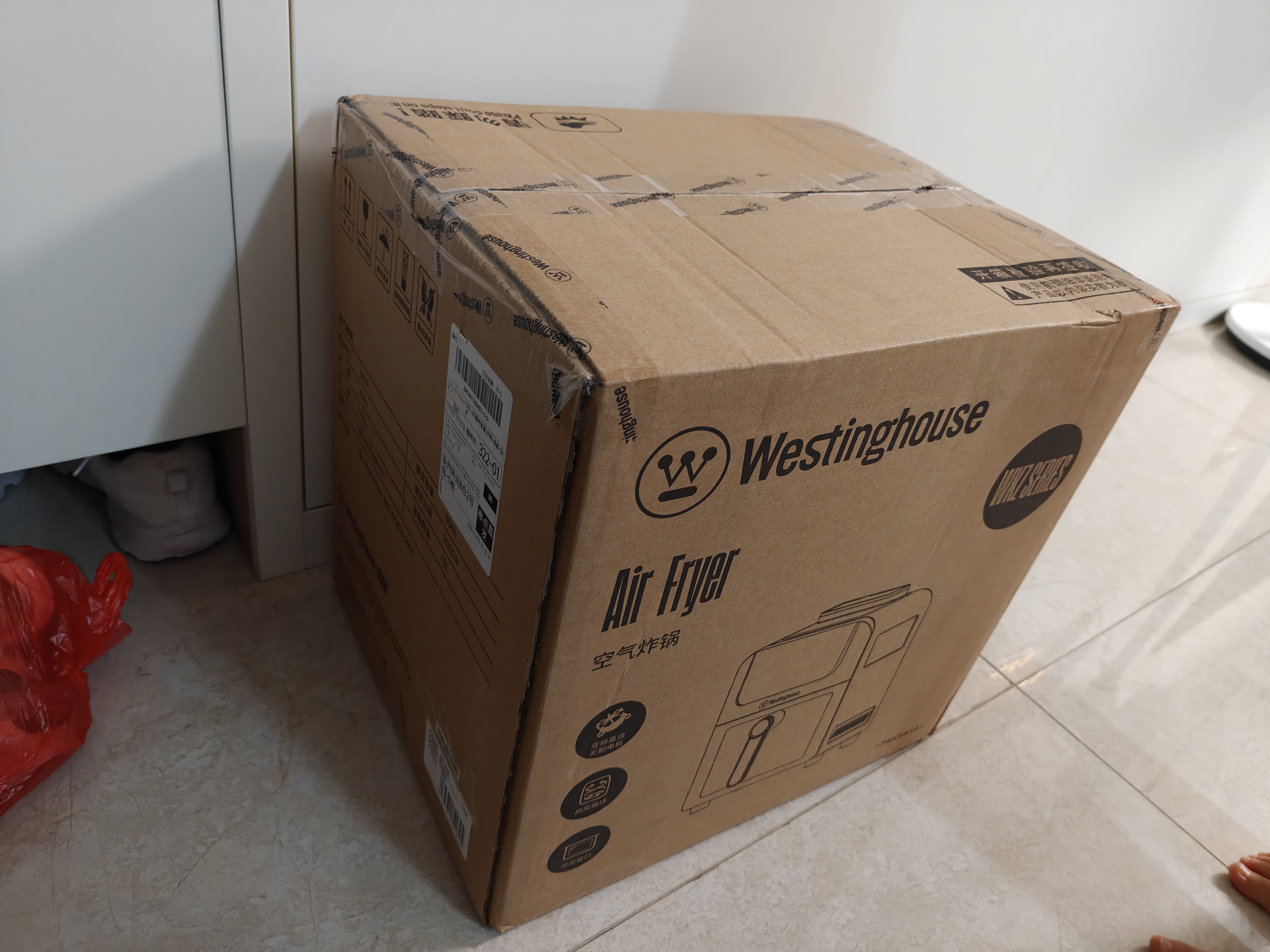 西屋（Westinghouse）内外腔不锈钢空气炸锅无刷电机双热源免翻面蒸烤嫩炸6L大容量多功能可视化 WKZ60H10 Ultra 实拍图