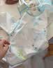 babycare宝宝吃饭罩衣儿童围兜婴儿反穿衣防脏辅食围裙 薄荷冰柠 80码 实拍图
