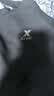 特步（XTEP） 卫衣男装套头t恤衫秋季休闲运动服饰男士保暖打底宽松大码跑步服 力荐-标准黑 -logo基础圆领不加绒 L /175 -现货速发 实拍图
