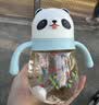 贝亲（Pigeon）防胀气 熊猫儿童防呛防漏喝水喝奶ppsu吸管奶瓶杯 300ml 12月 实拍图
