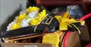 皇柒清明节祭祀用品仿真花假花殡葬用品菊花百合花中元节祭祖上坟祭祀花束 实拍图