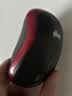 罗技（Logitech）M185鼠标 无线鼠标 办公鼠标 对称鼠标 黑色红边 带无线2.4G接收器 实拍图