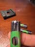 超霸（GP）5号充电电池1.2伏4粒2400mAh+4槽USB充电器可充5号7号电池适用游戏手柄可用电池【一件包邮】 实拍图