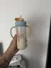 贝亲（Pigeon）防胀气 自然成长翻盖直饮吸管 大童奶瓶330ml 马戏团 18月+ AA279 实拍图