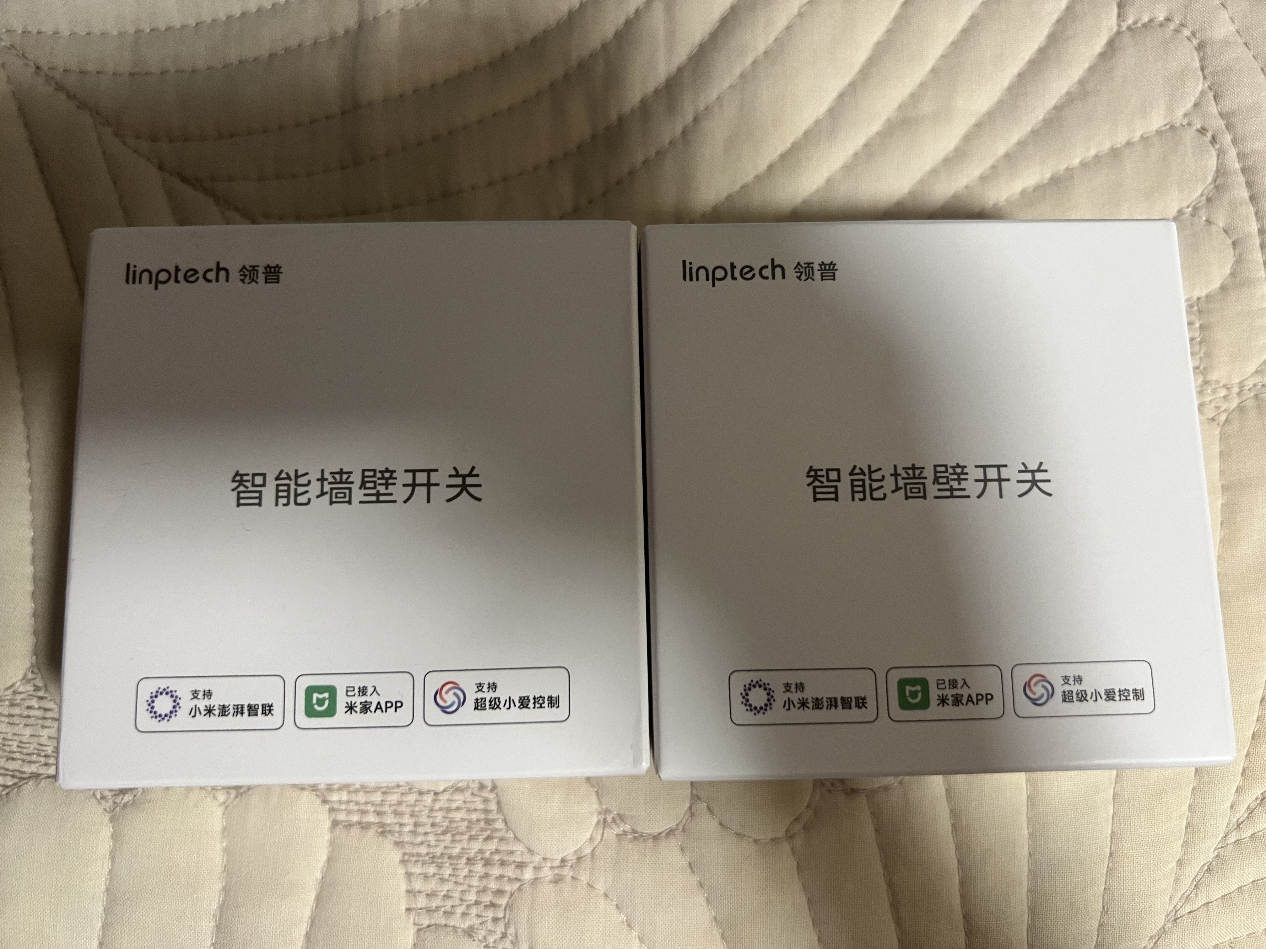 领普超薄智能开关E3Pro智能控制AG玻璃面板蓝牙mesh2.0 已接入米家APP E3Pro智能开关-零火版-二开 白色 实拍图