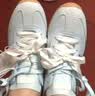 adidas「冰淇淋T头鞋」VS JOG 2.0薄底运动鞋男女阿迪达斯轻运动 浅天蓝/金属银/亮白 (推荐女生选小半码)   37 实拍图
