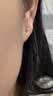 中国金楼【保价11.11】S999纯银耳钉女圆珠高级感经典新款 圆珠约2.5mm 实拍图