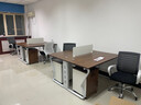 锡田家具办公家具财务桌员工位屏风隔断卡位钢架电脑桌 双人位（含柜椅） 实拍图