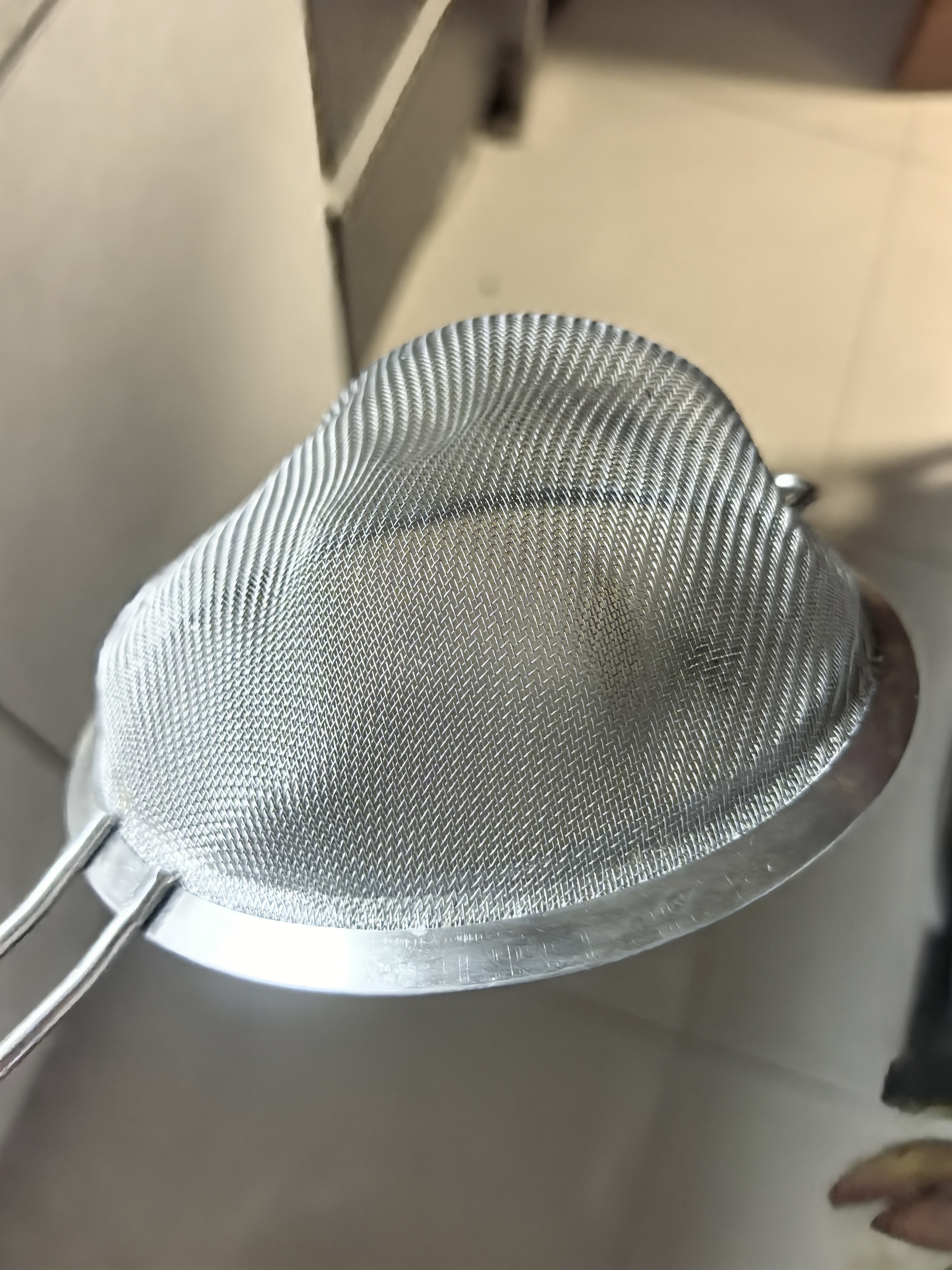 美厨（MAXCOOK）全304不锈钢网漏漏勺30目 过滤网勺细网油漏面粉筛15cm MCCU7346 实拍图