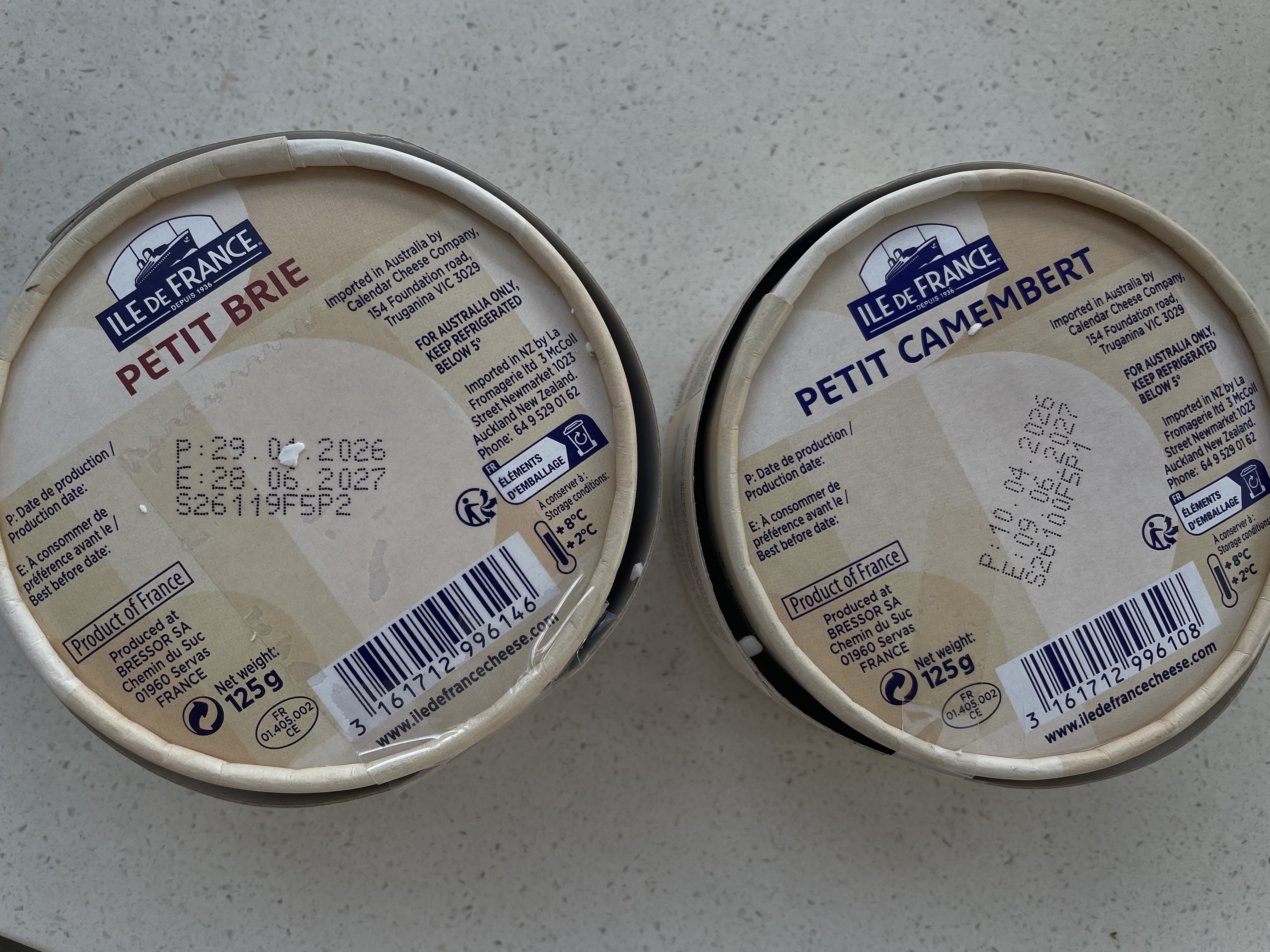 ILE DE FRANCE法兰希 法国进口小布里奶酪125g*2+小金文125g*1 实拍图
