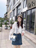 CAKNLS KALRY轻奢包包女款2025年单肩包斜挎女包520情人节生日礼物送女友老婆 绿配白 2024新款轻奢限定礼盒装 实拍图
