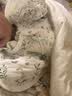 欧孕（OUYUN）婴儿防惊跳睡袋投降式宝宝襁褓巾包单夏季薄款 浆果M码 实拍图