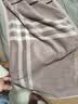 金号纯棉加厚加大枕巾吸汗透气亲肤枕头巾棕色1条 80*50cm 170g 实拍图