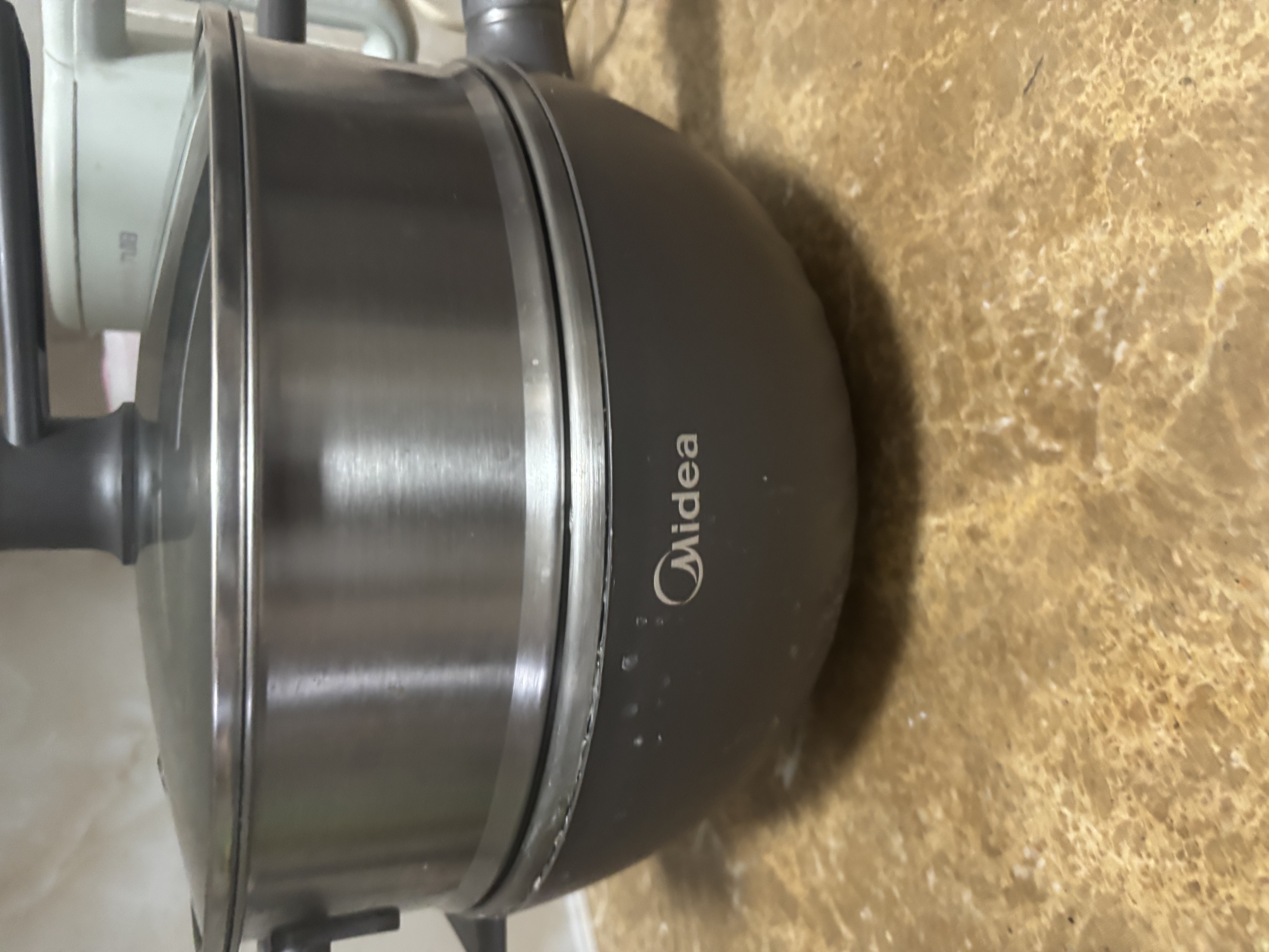 美的（Midea）电炒锅 电蒸锅 电煮锅电火锅家用多功能锅炒菜锅304蜂窝晶刻多用途锅4L电热锅 MC-HGS2812 实拍图