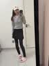 笙格儿德绒秋裤女加绒打底裤春薄绒裤内穿大码紧身线裤保暖裤子女秋冬季 黑色 L (95-115)斤 实拍图