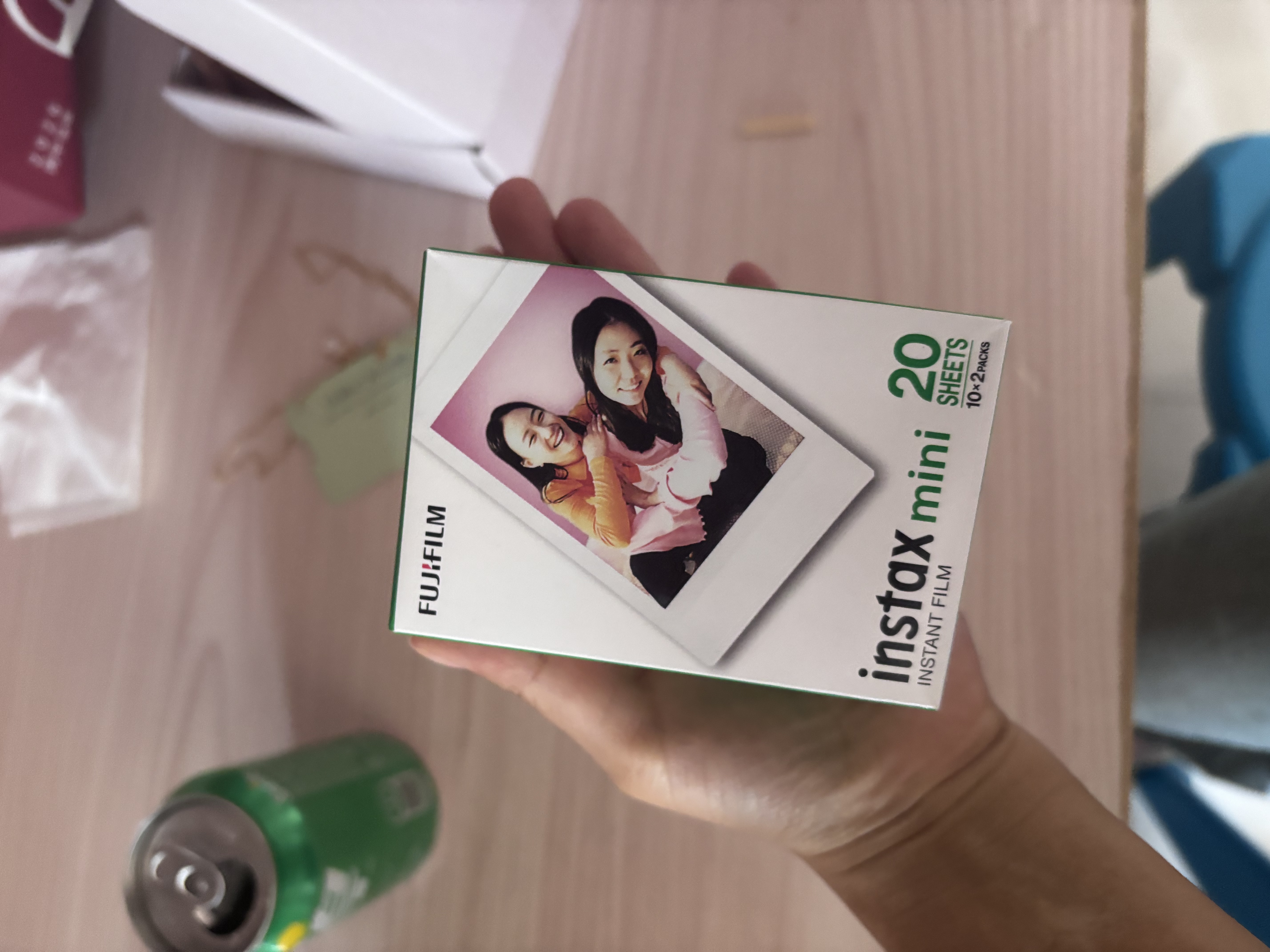 INSTAX富士instax立拍立得 mini相纸 白边双包20张+甜心牛仔相册 实拍图