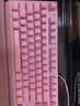 雷蛇（Razer）黑寡妇V3 机械键盘 游戏键盘 104键 RGB背光 游戏电竞 粉晶 绿轴 带腕托 实拍图