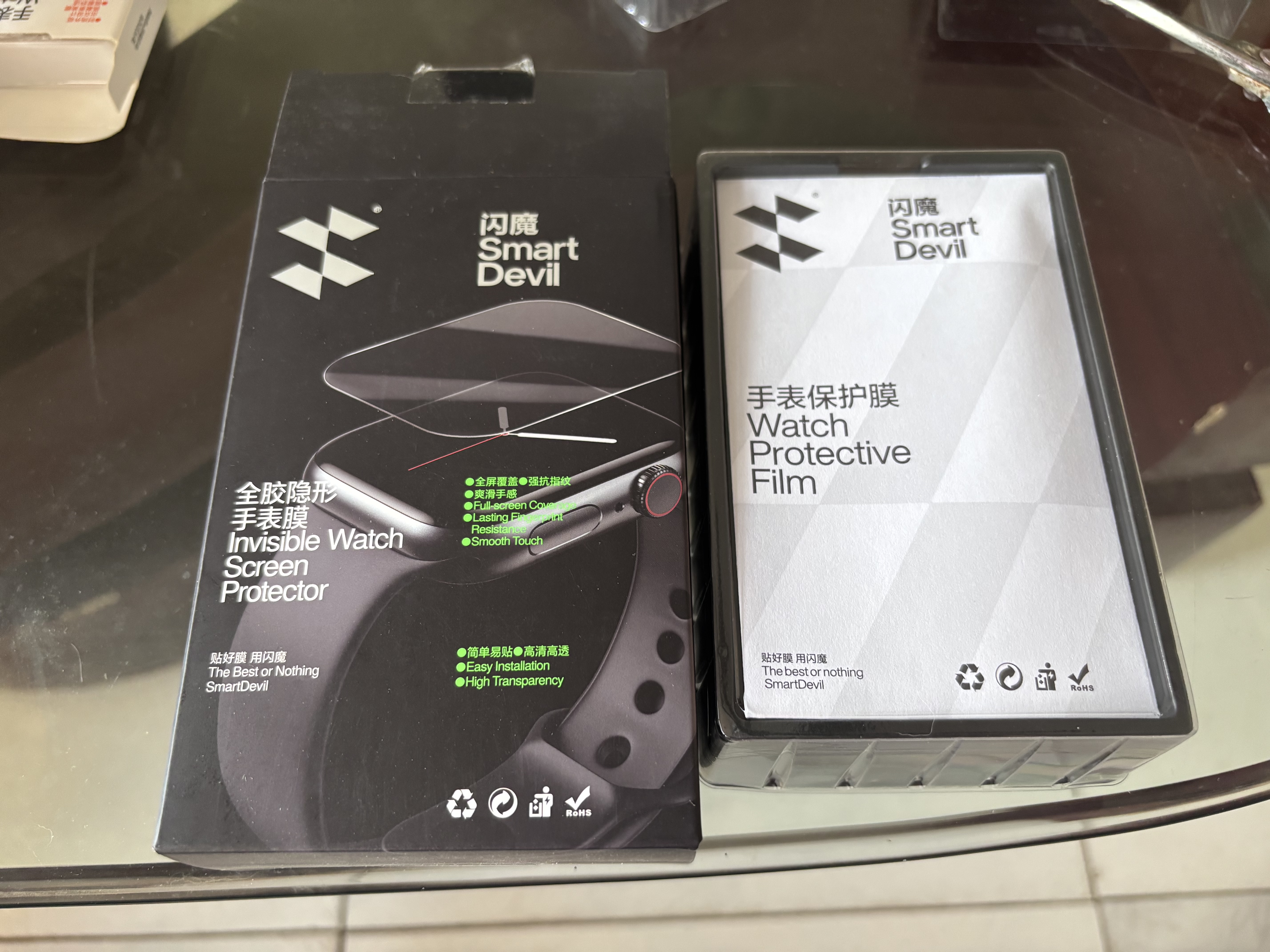 闪魔【京配包邮/翘边包赔S12】适用apple watch s12保护膜s12手表膜苹果手表膜耐摔自定位-42mm 实拍图