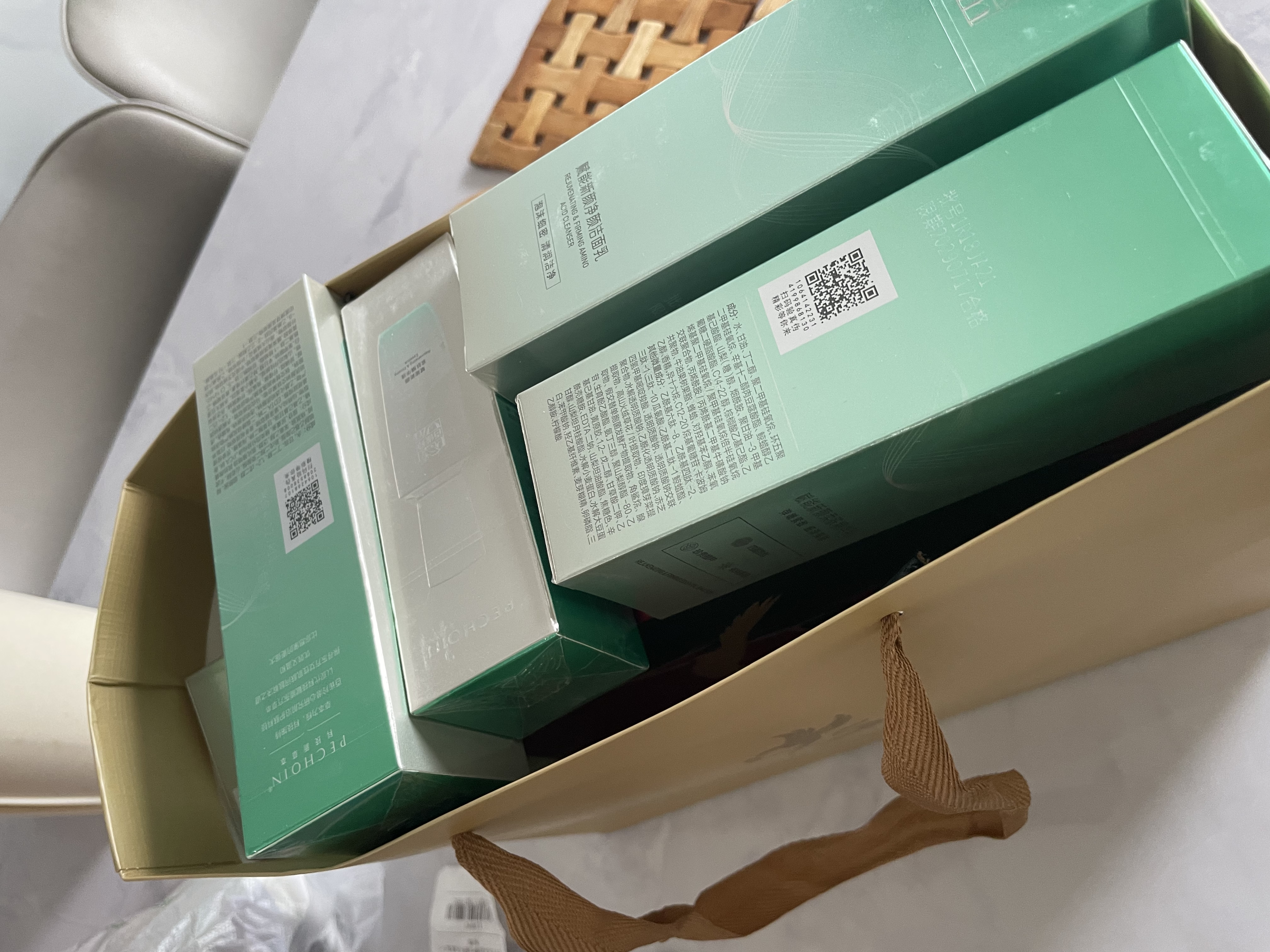 百雀羚（PECHOIN）护肤套装赋能新颜水乳霜眼霜精华面膜抗皱紧致淡纹生日礼物 实拍图
