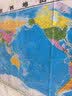 高清政区地图套装共2张 中国地图+世界地图（尺寸约1.1*0.8米 防水覆膜 学生地理学习 专用版）办公室、家庭、客厅挂图 大尺寸墙贴挂画墙面装饰画 美丽中国 多彩世界 实拍图
