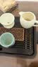 京红运真裸价·三才盖碗茶具羊脂玉白瓷悬停盖杯茶碗泡茶杯 实拍图
