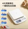 京东京造马卡龙系列云朵白 电子秤 厨房秤克重称食物秤家用高精度0.1g/6kg 实拍图