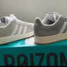 adidas 面包鞋 GRAND COURT BASE 00s休闲板鞋平底鞋男女阿迪达斯 浅灰/白色/树脂黄   42 实拍图