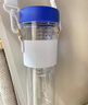 波比熊天水杯女夏季大容量带吸管塑料简约便携茶隔花茶学生杯子网红杯子 斜挎果汁杯灰 800毫升+杯刷 实拍图