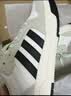 adidas ENTRAP美式校园风运动鞋少年感复古篮球风板鞋阿迪达斯   白色/金属暗银   39 实拍图