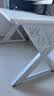 京东京造泰坦A3电竞桌台式电脑桌子实木ENF级家用书桌办公桌白色1.2m 实拍图