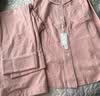 十月结晶月子服产妇春秋棉产后孕妇睡衣哺乳家居服套装 粉 M码 实拍图