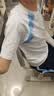 左西男童夏装套装2026新款儿童短袖套装夏季速干运动两件套 蓝色 160 实拍图