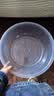 【京东物流】洗脸盆加大加厚家用大号洗菜盆洗衣盆内裤收纳盆子 【加透款】白色 超大32*12cm-加号厚不怕摔 实拍图