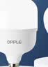 欧普照明（OPPLE）LED灯泡2级能效灯泡E27螺口商用摆摊大功率厂房工矿灯100瓦白光 实拍图